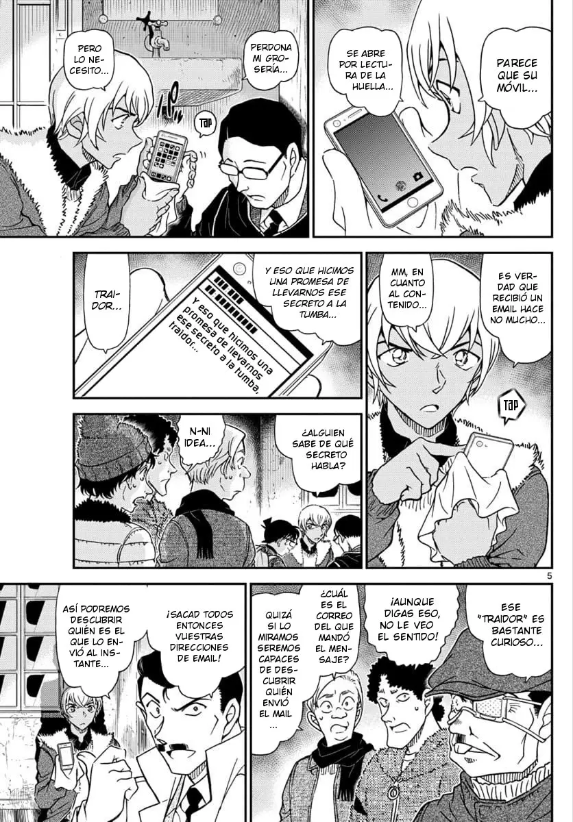 Detective Conan capítulo 1030, página 5
