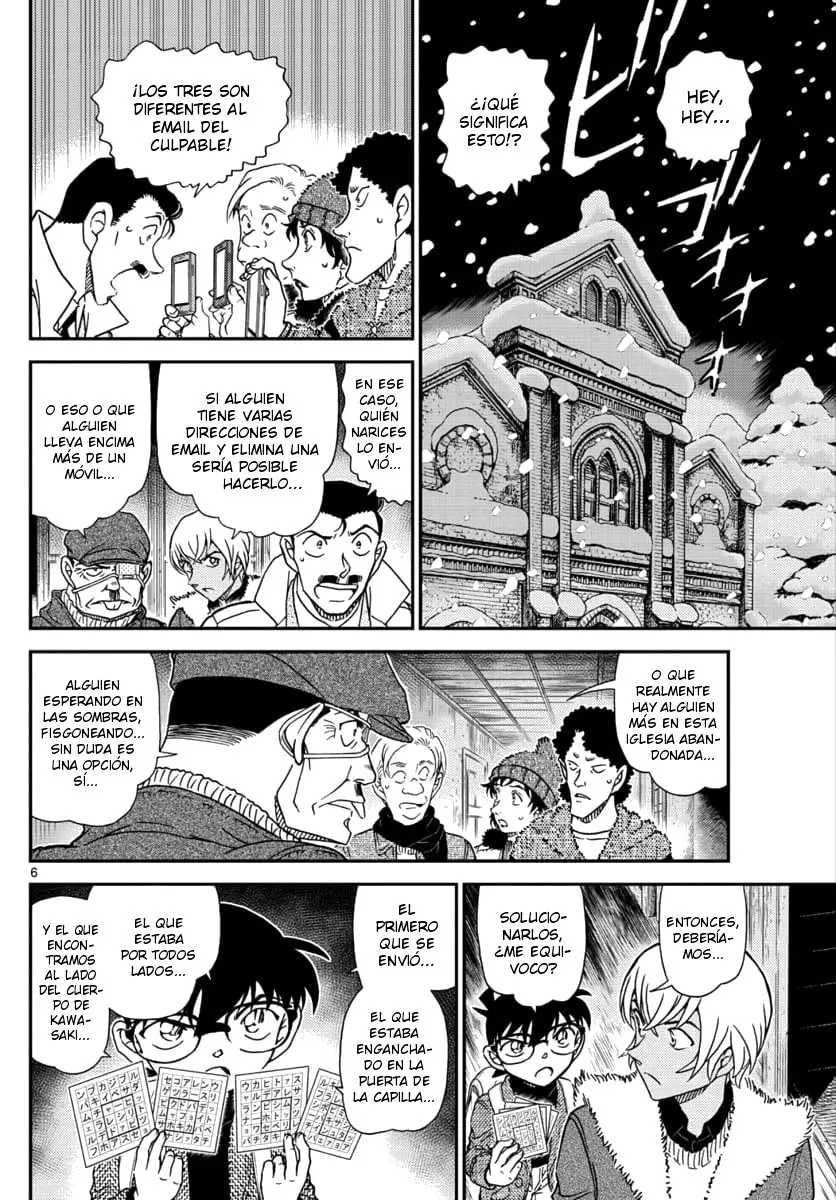 Detective Conan capítulo 1030, página 6