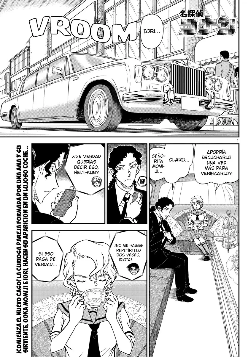 Detective Conan capítulo 1039, página 1