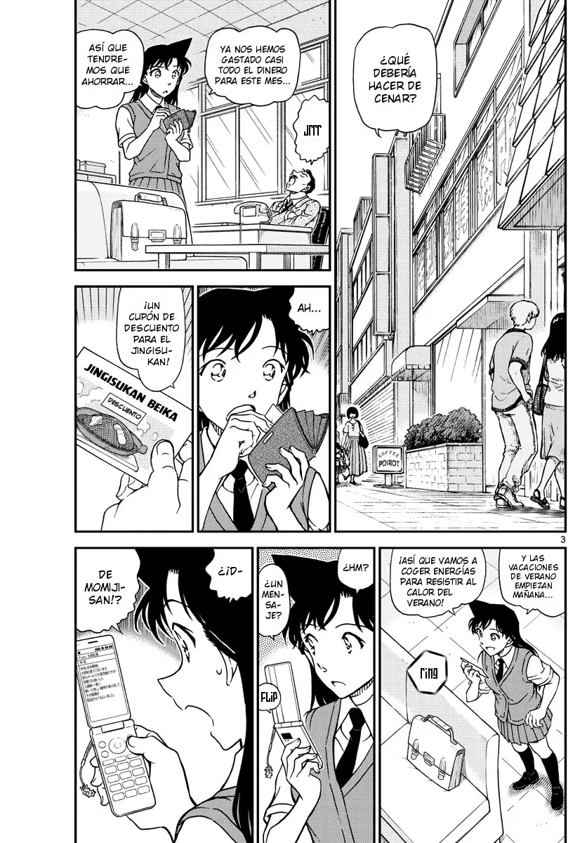 Detective Conan capítulo 1039, página 3