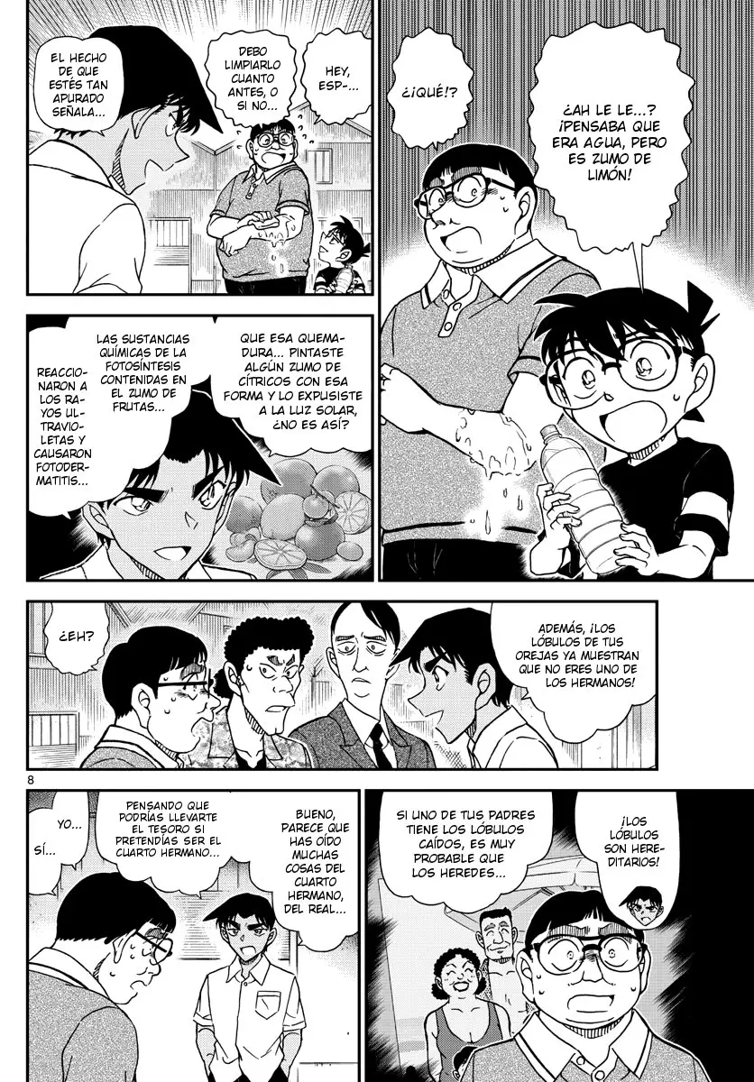 Detective Conan capítulo 1042, página 8