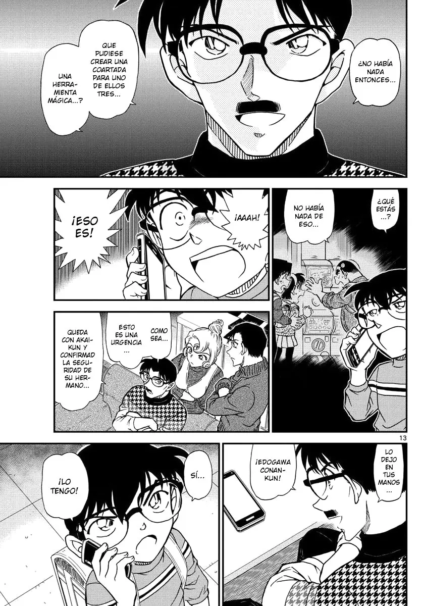 Detective Conan capítulo 1045, página 13