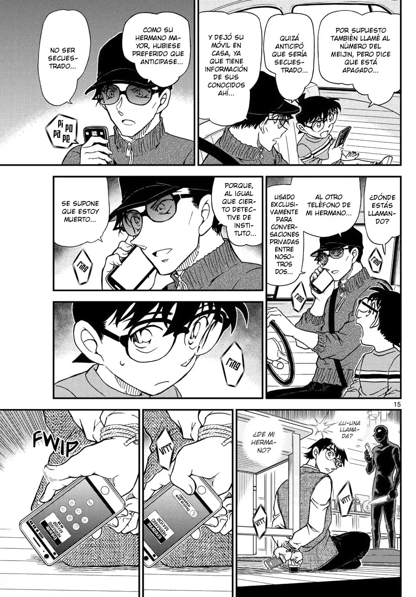 Detective Conan capítulo 1045, página 15
