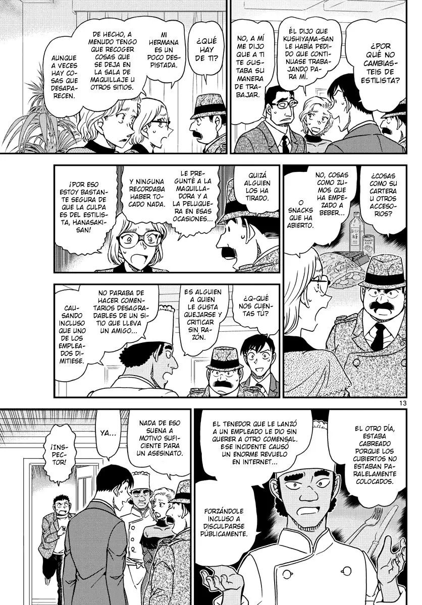 Detective Conan capítulo 1049, página 13
