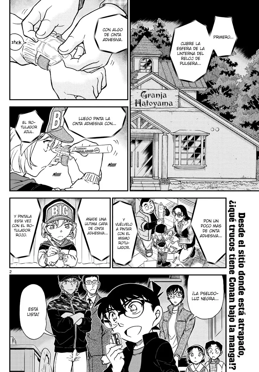 Detective Conan capítulo 1054, página 3