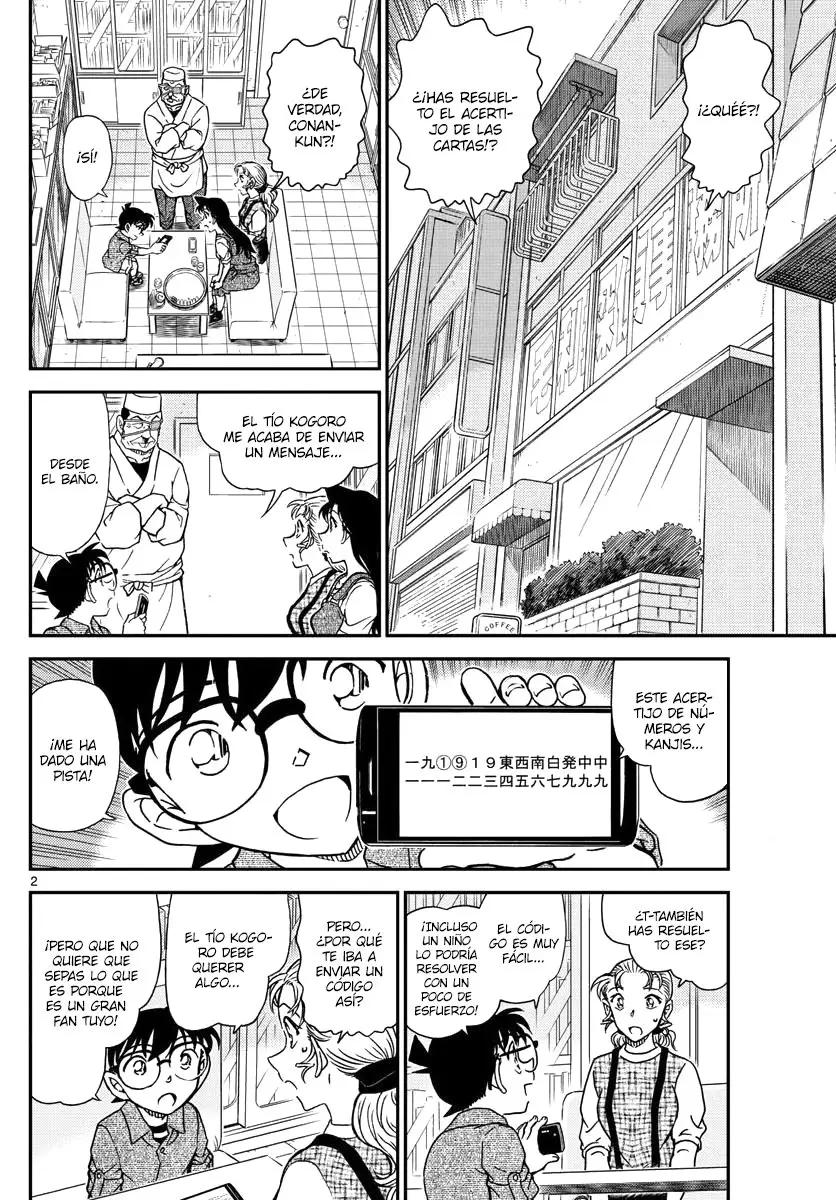 Detective Conan capítulo 1057, página 2