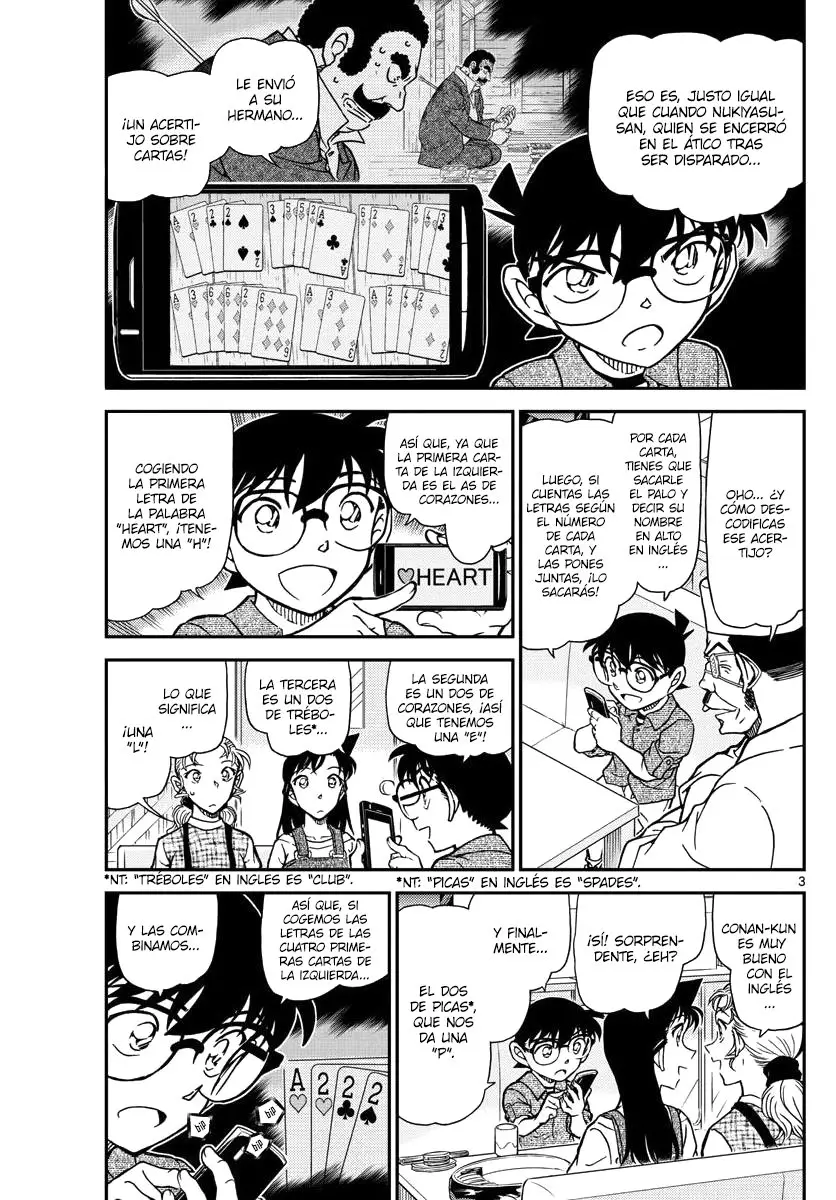 Detective Conan capítulo 1057, página 3