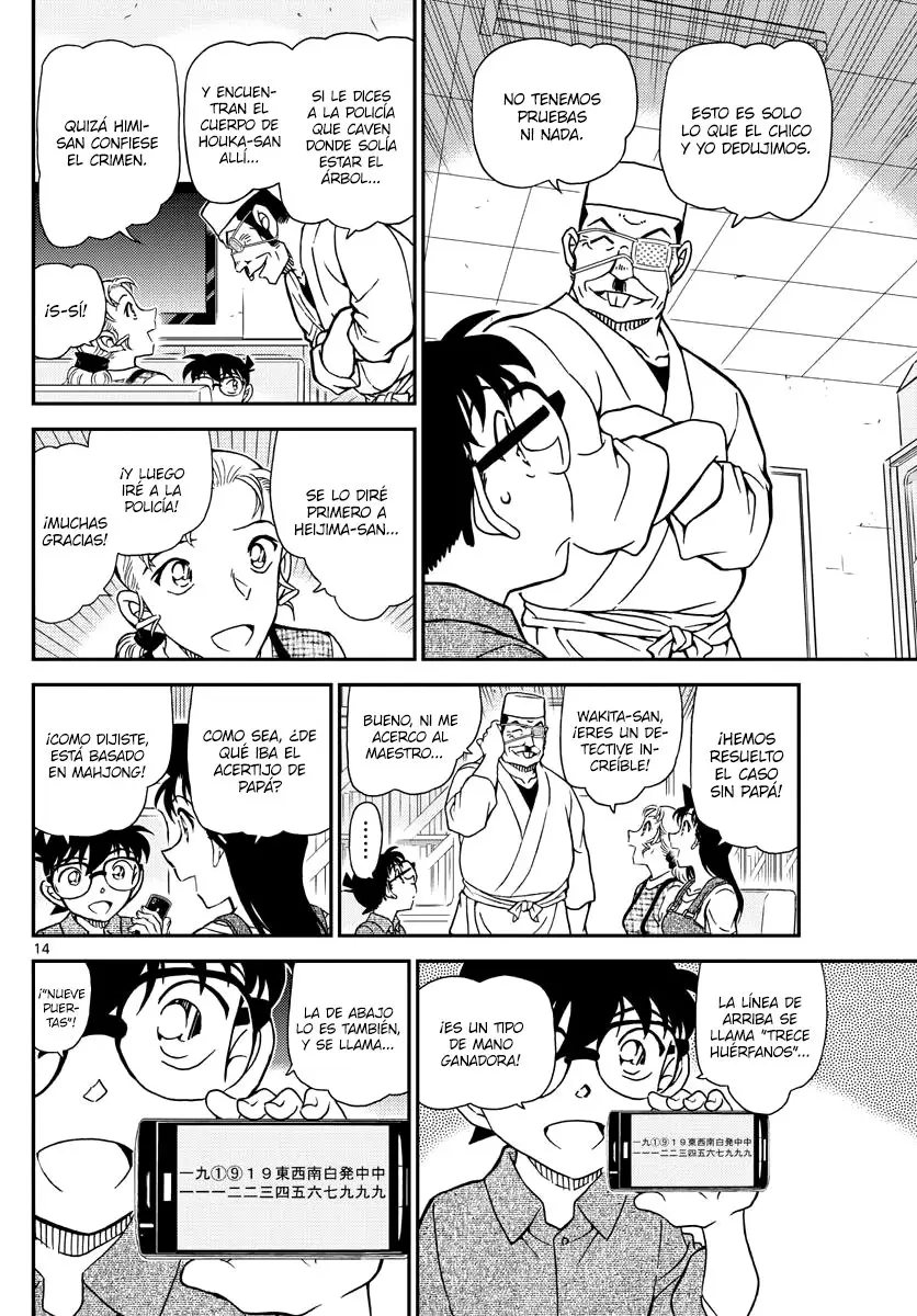 Detective Conan capítulo 1057, página 14