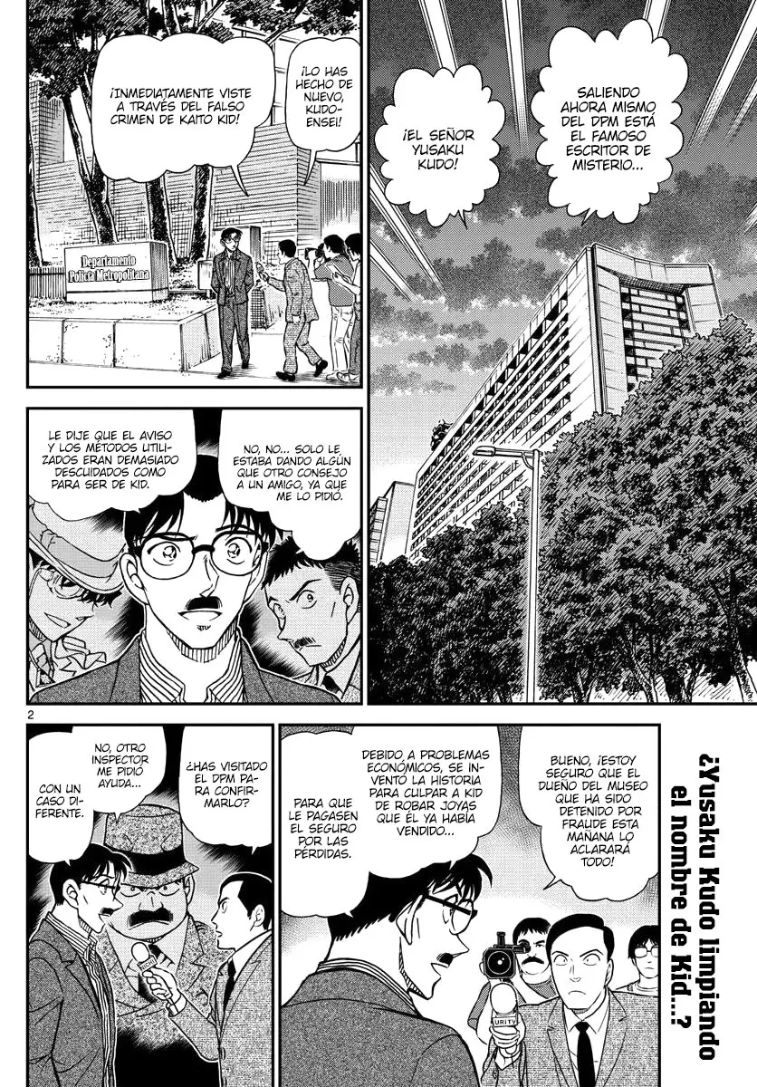 Detective Conan capítulo 1058, página 2