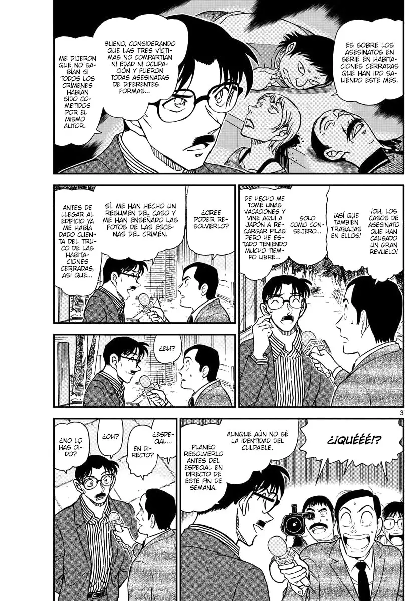 Detective Conan capítulo 1058, página 3