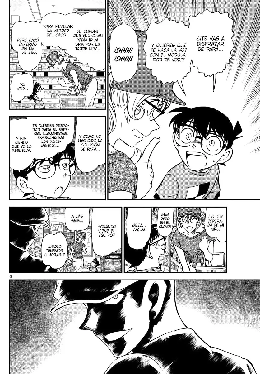 Detective Conan capítulo 1058, página 6