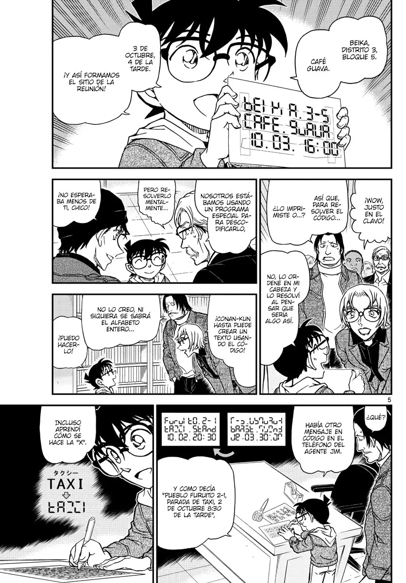 Detective Conan capítulo 1062, página 5