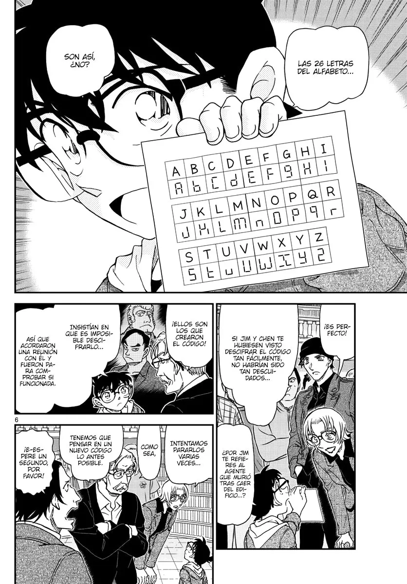 Detective Conan capítulo 1062, página 6