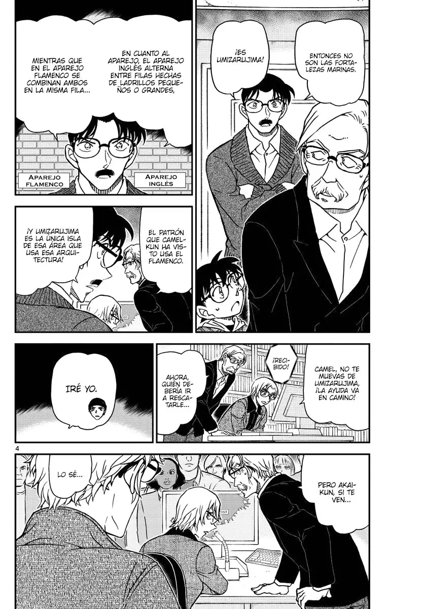 Detective Conan capítulo 1064, página 4