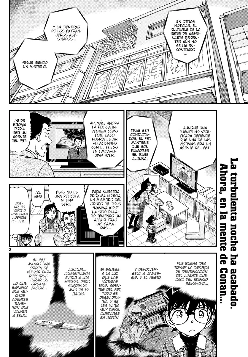 Detective Conan capítulo 1067, página 2