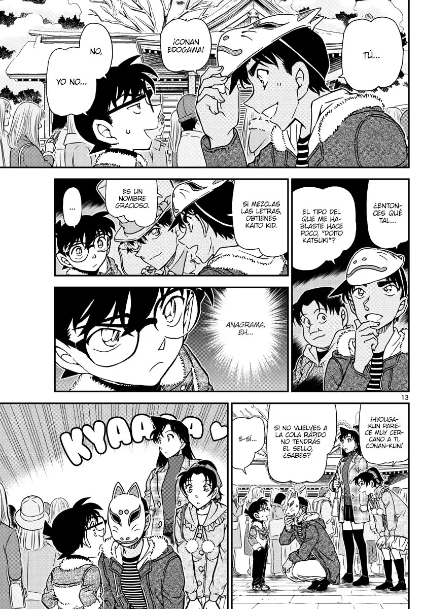 Detective Conan capítulo 1069, página 13