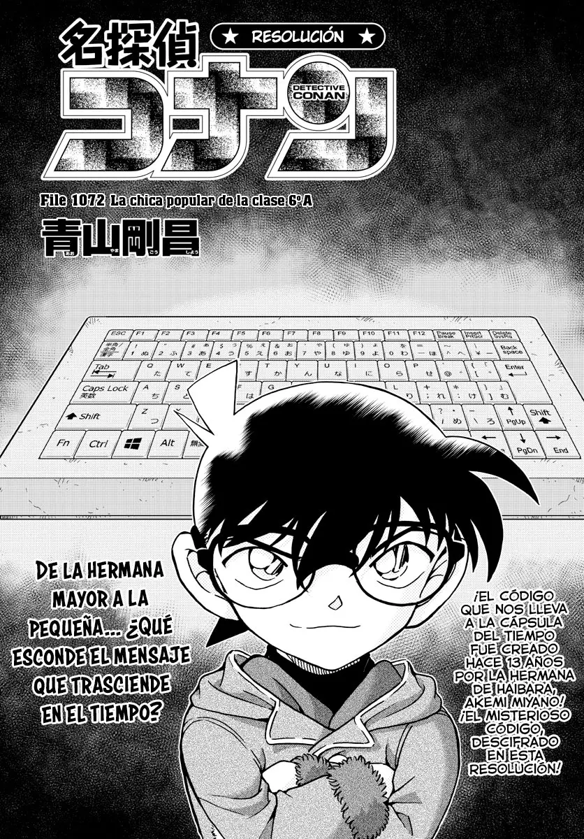 Detective Conan capítulo 1072, página 1