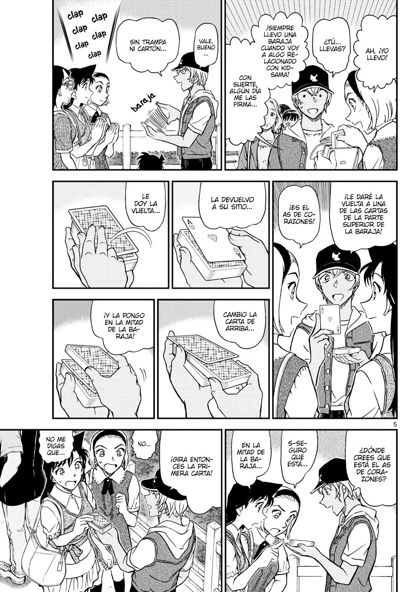 Detective Conan capítulo 1076, página 5