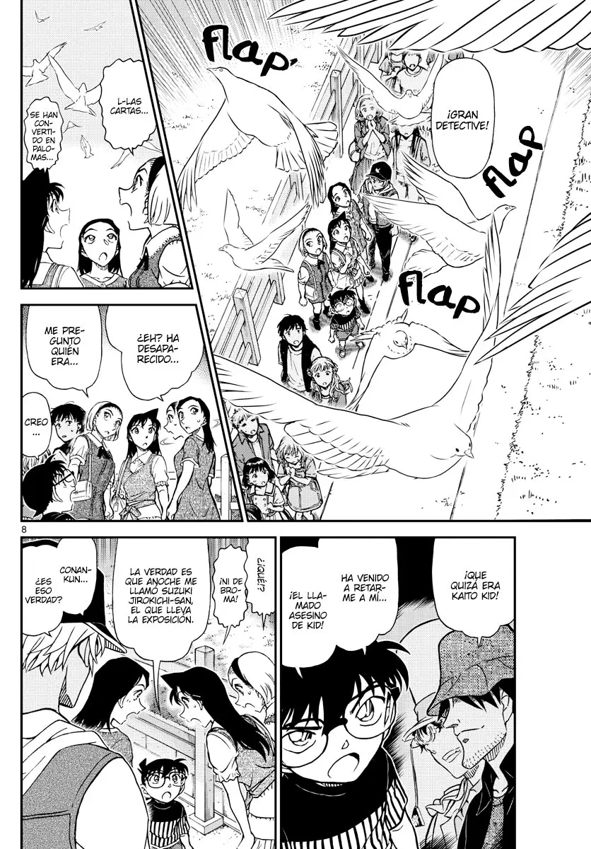 Detective Conan capítulo 1076, página 8