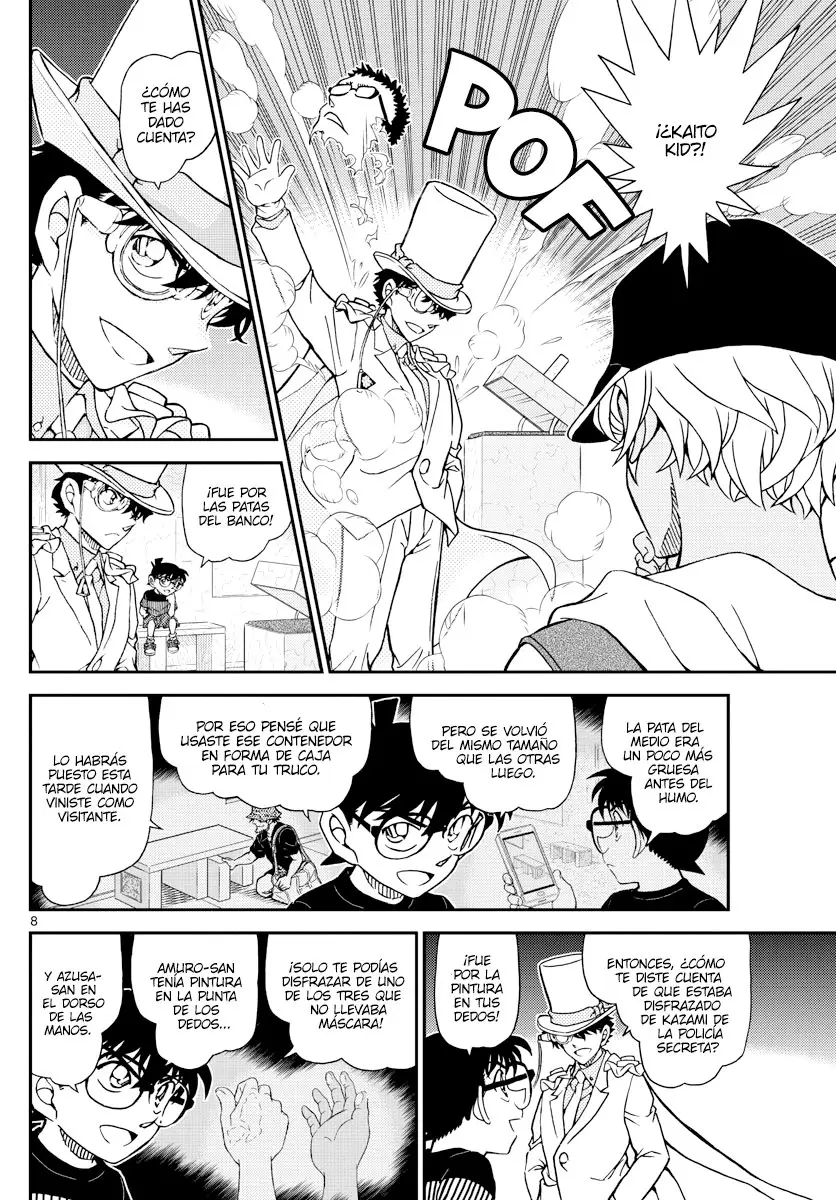 Detective Conan capítulo 1078, página 8