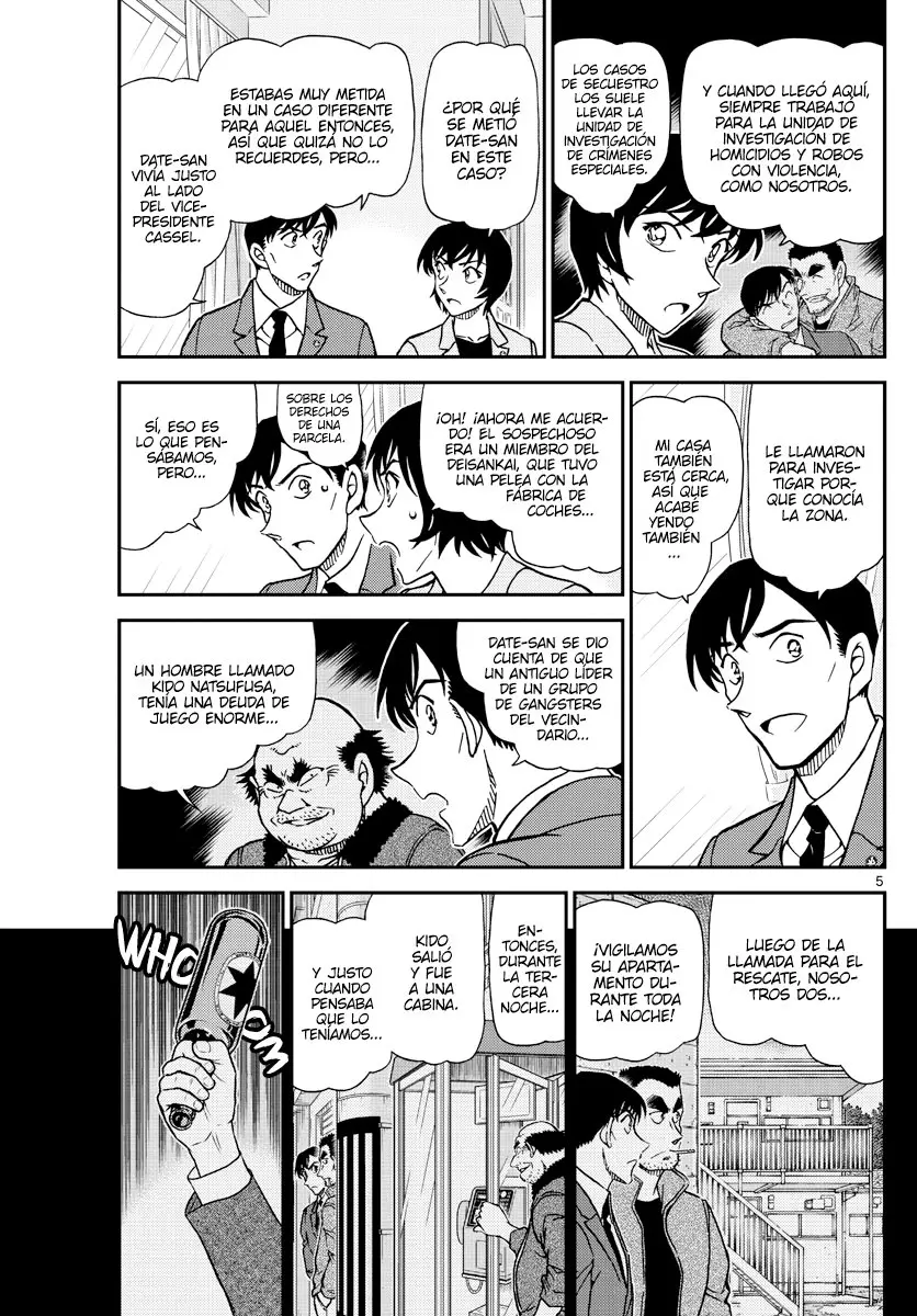 Detective Conan capítulo 1080, página 5