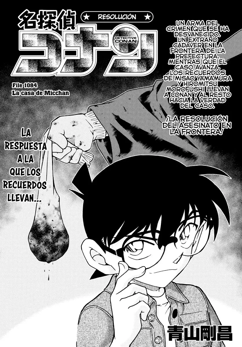 Detective Conan capítulo 1084, página 1