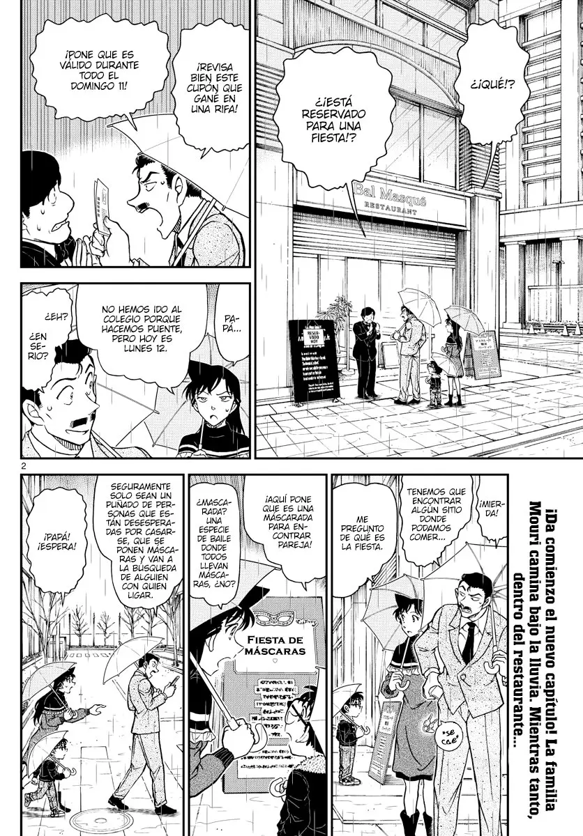 Detective Conan capítulo 1085, página 2