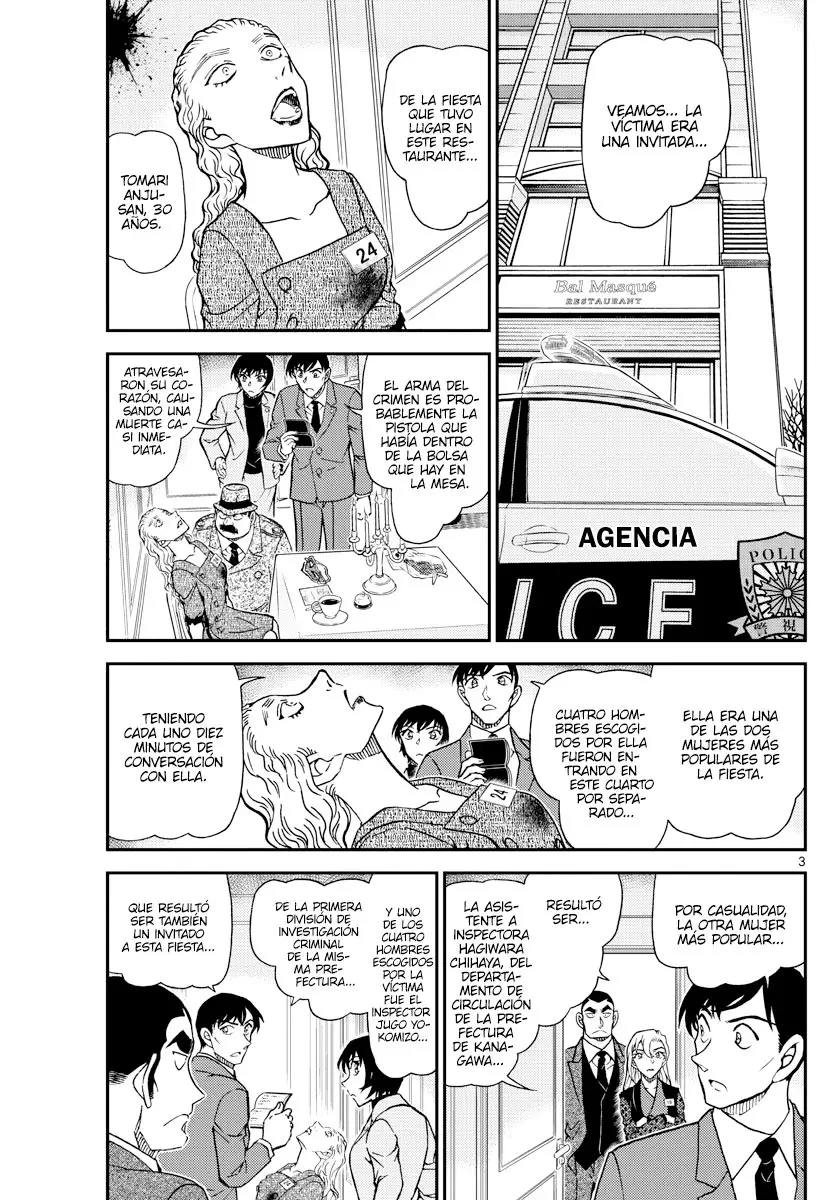 Detective Conan capítulo 1086, página 3