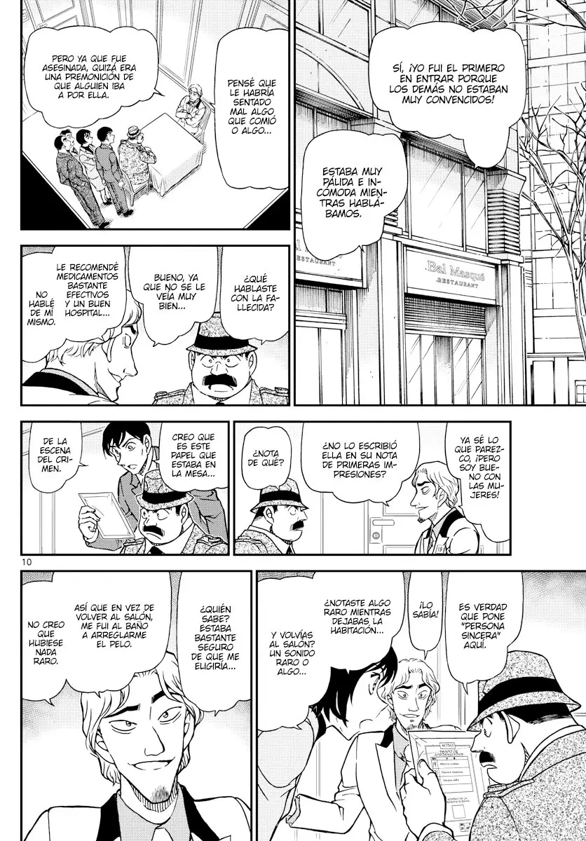 Detective Conan capítulo 1086, página 10