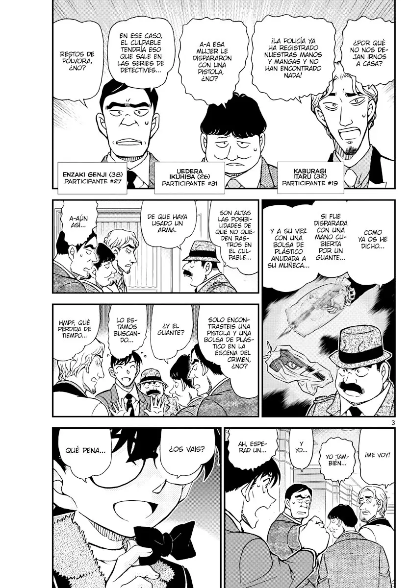 Detective Conan capítulo 1087, página 3