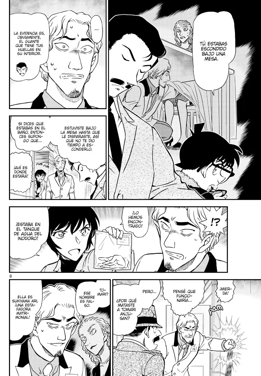 Detective Conan capítulo 1087, página 8