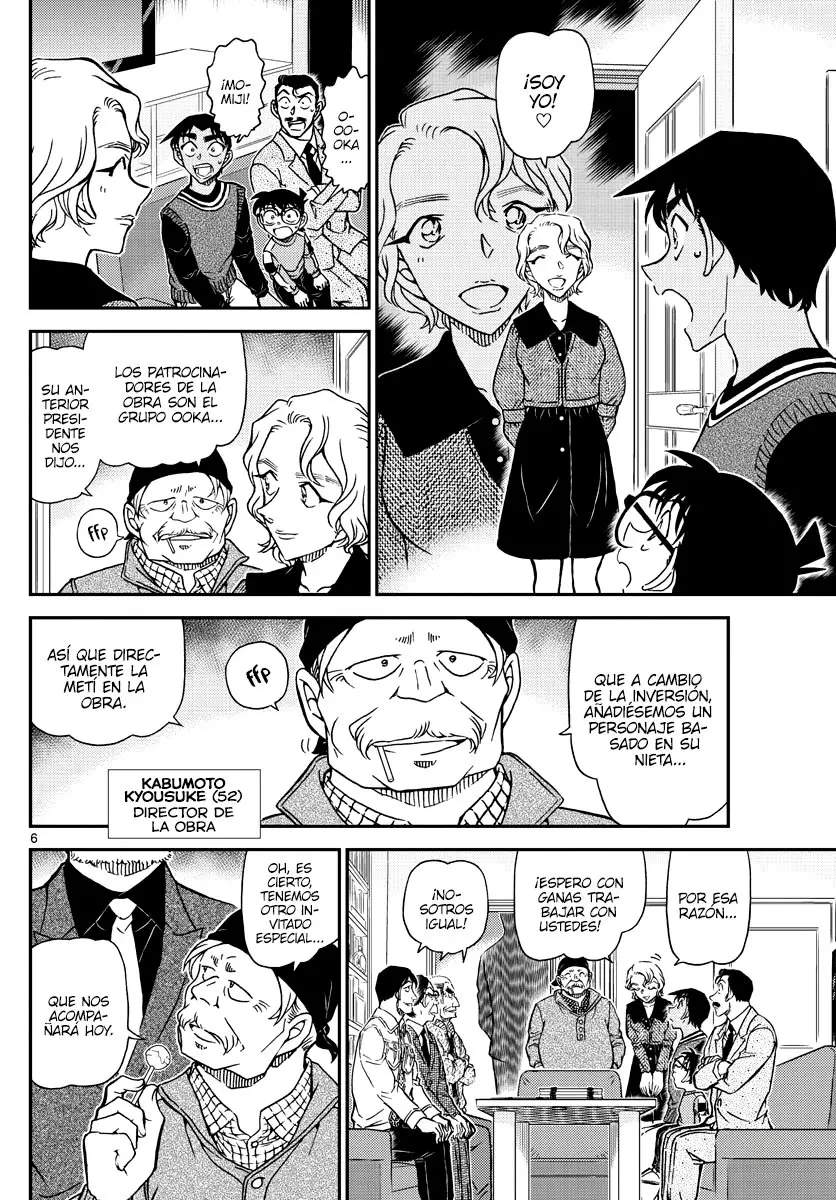 Detective Conan capítulo 1088, página 6
