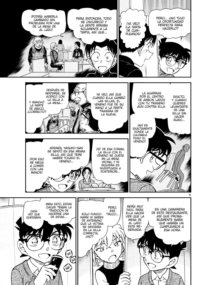 Detective Conan capítulo 1093, página 9