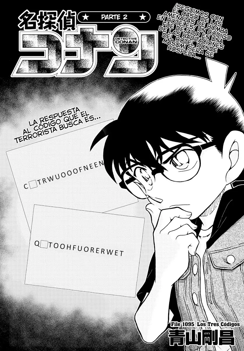 Detective Conan capítulo 1095, página 1