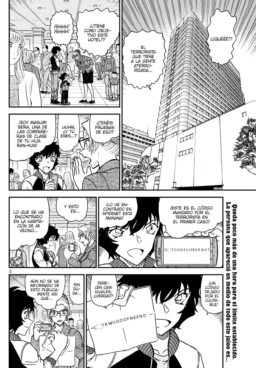 Detective Conan capítulo 1095, página 2