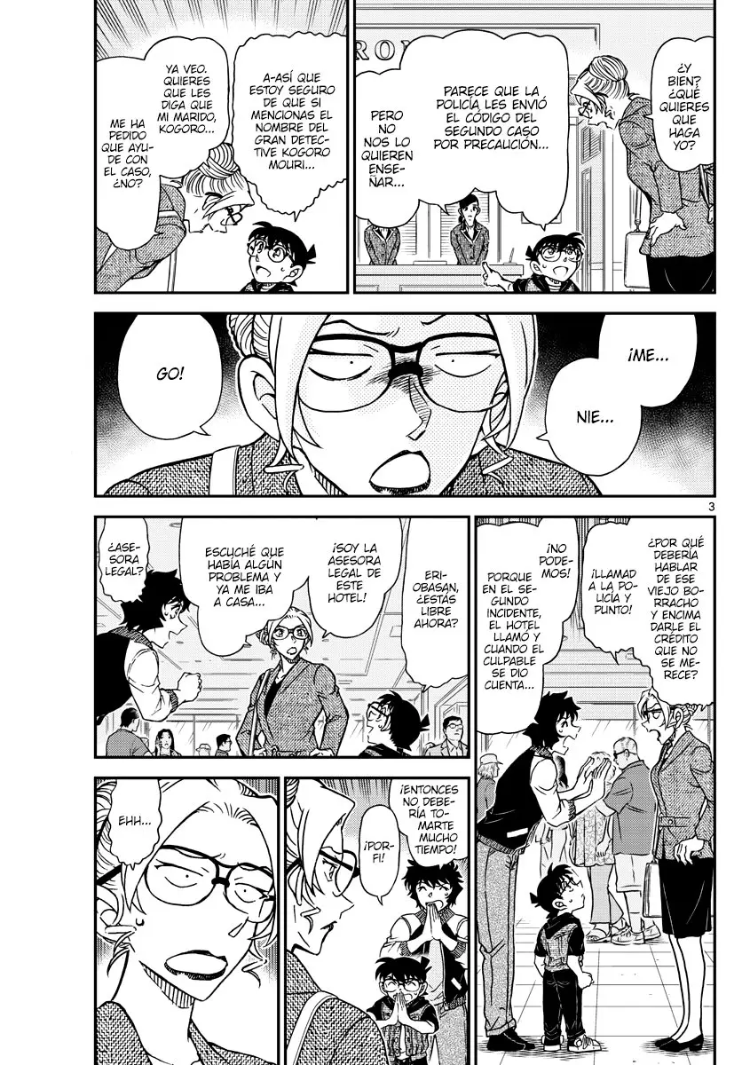 Detective Conan capítulo 1095, página 3