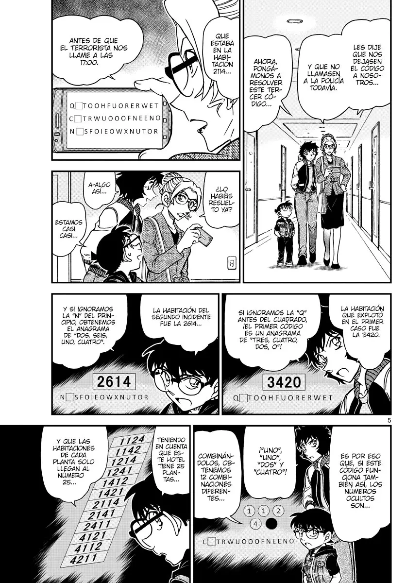 Detective Conan capítulo 1095, página 5