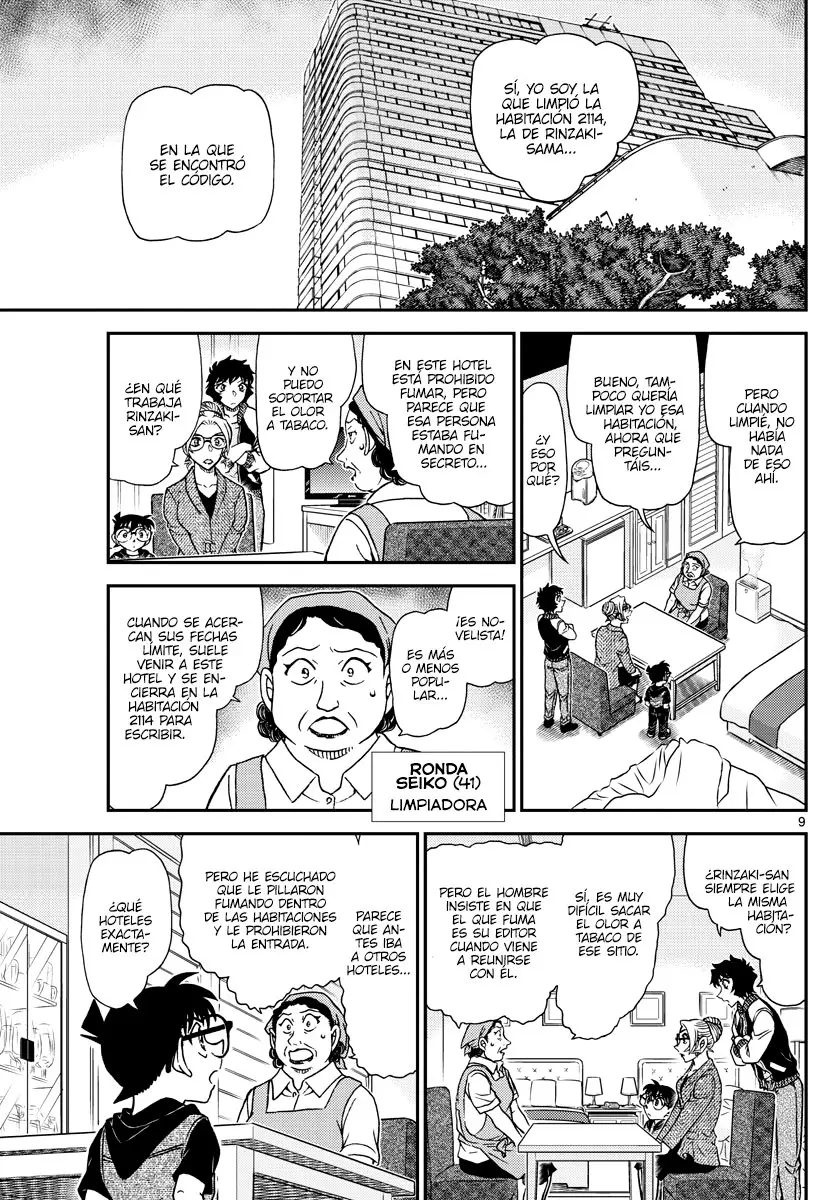 Detective Conan capítulo 1095, página 9
