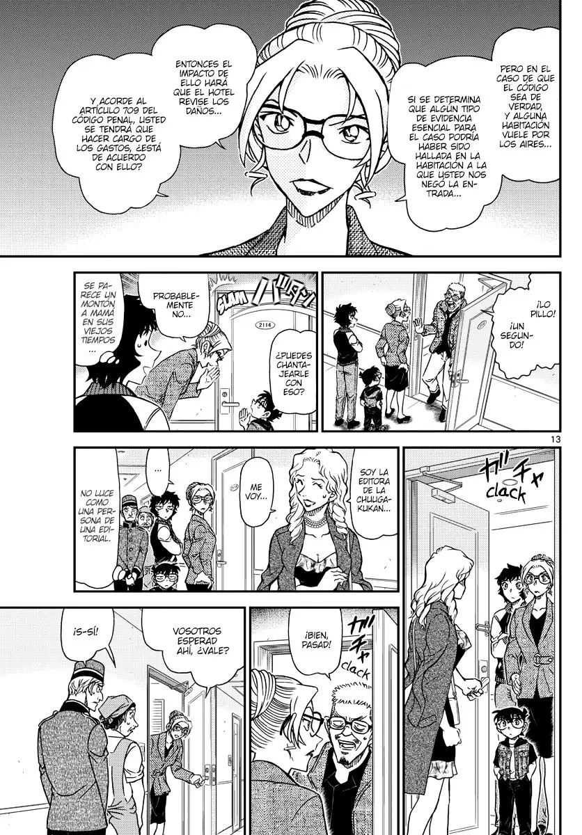 Detective Conan capítulo 1095, página 13