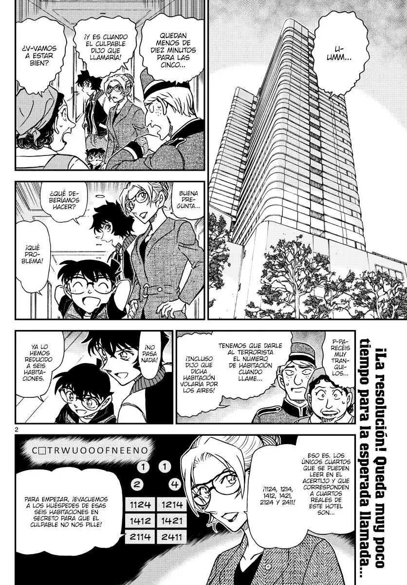 Detective Conan capítulo 1096, página 2