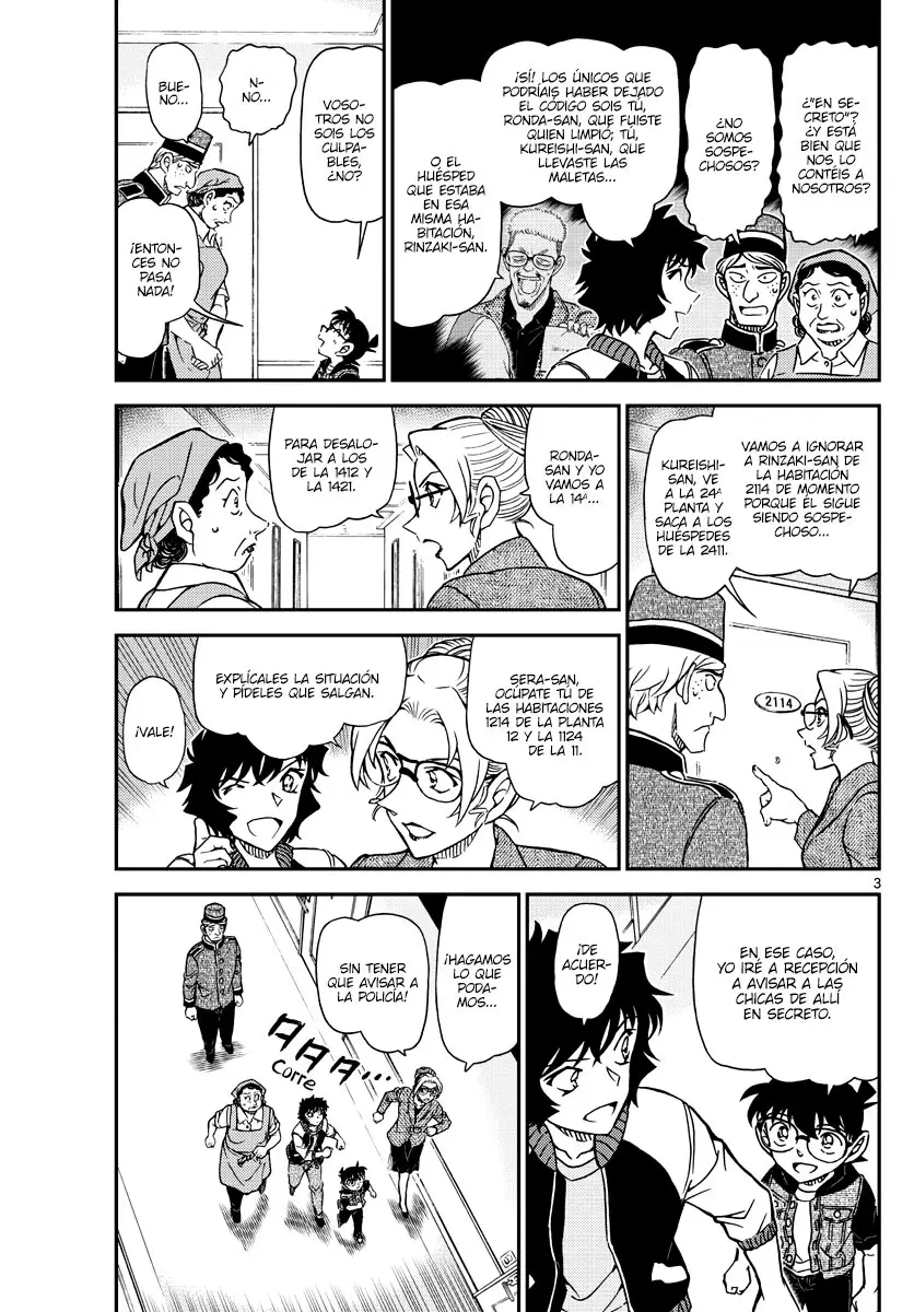 Detective Conan capítulo 1096, página 3
