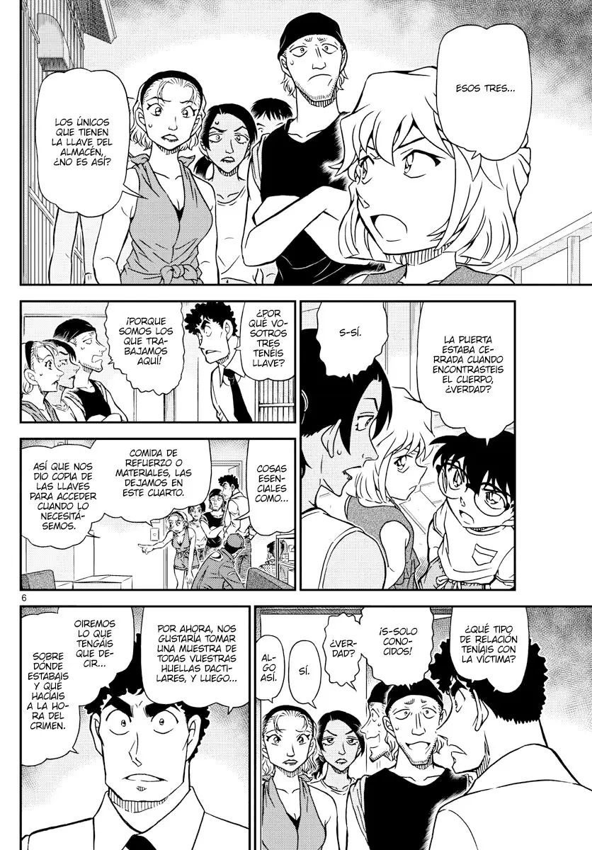 Detective Conan capítulo 1098, página 6