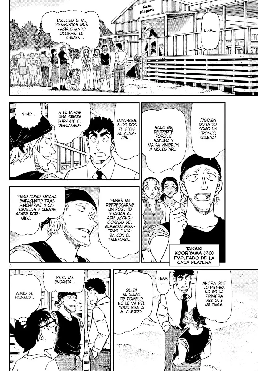 Detective Conan capítulo 1098, página 8