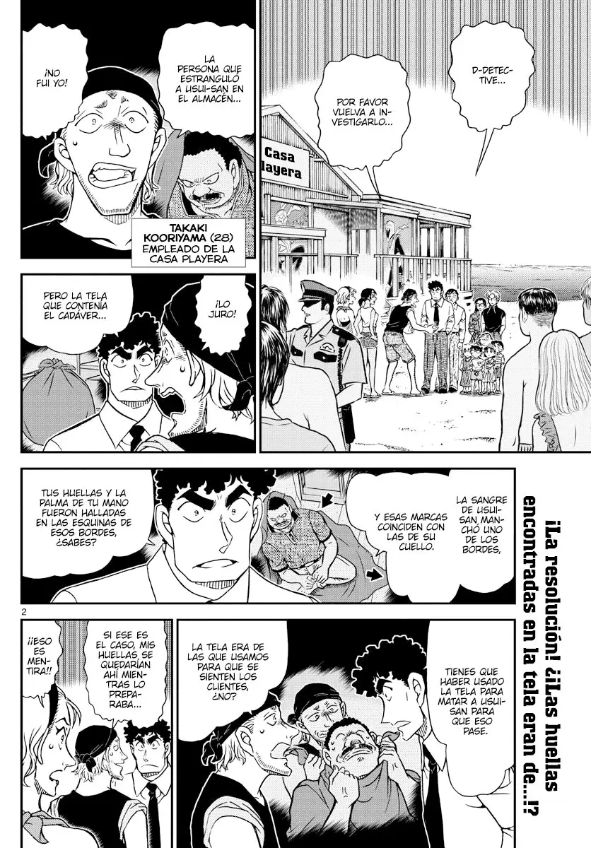 Detective Conan capítulo 1099, página 2
