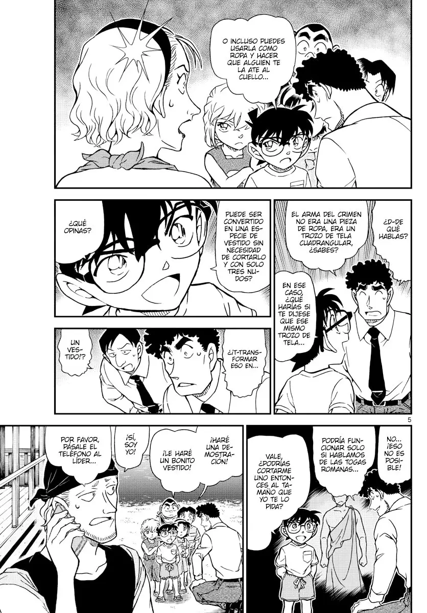 Detective Conan capítulo 1099, página 5