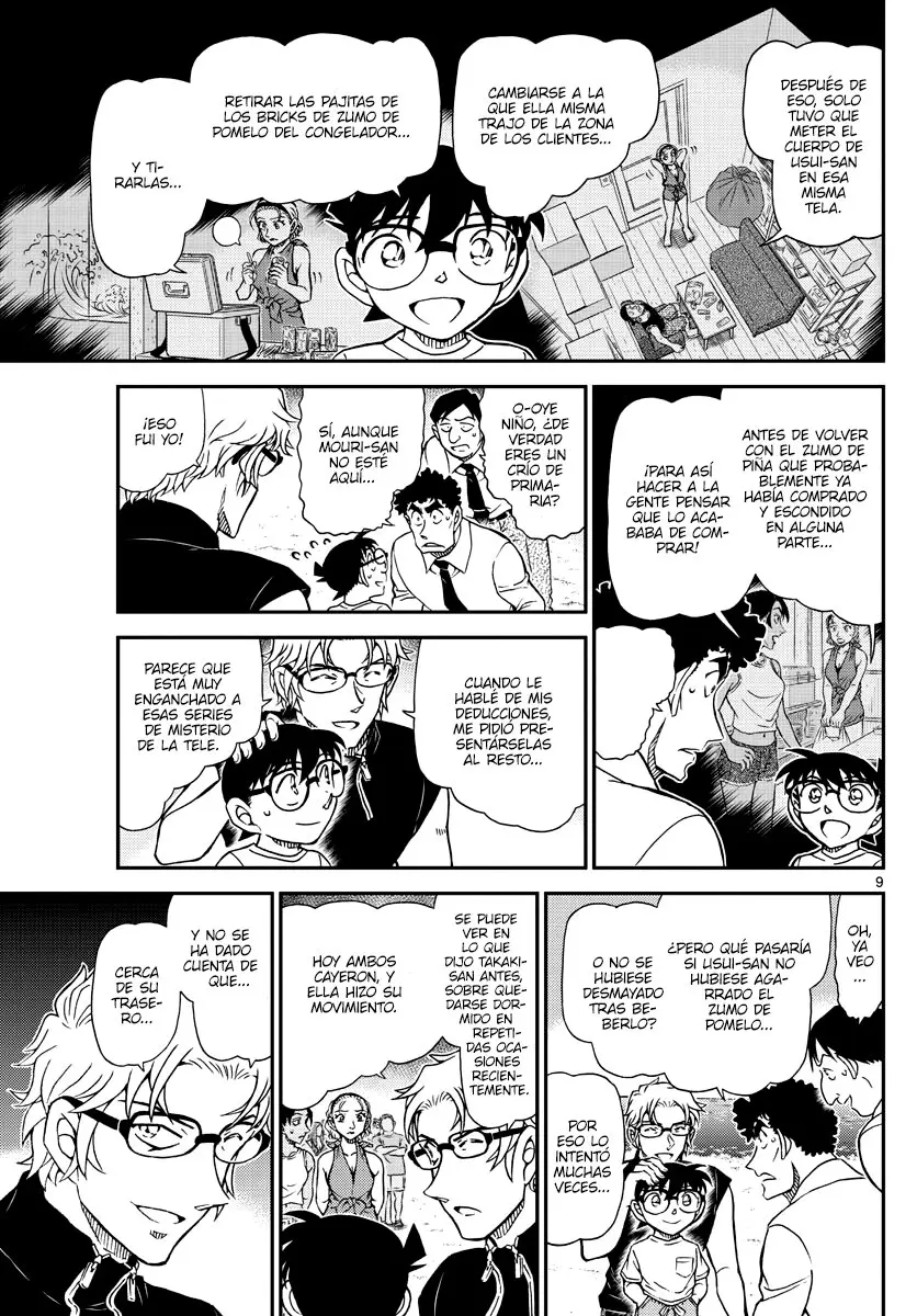 Detective Conan capítulo 1099, página 9