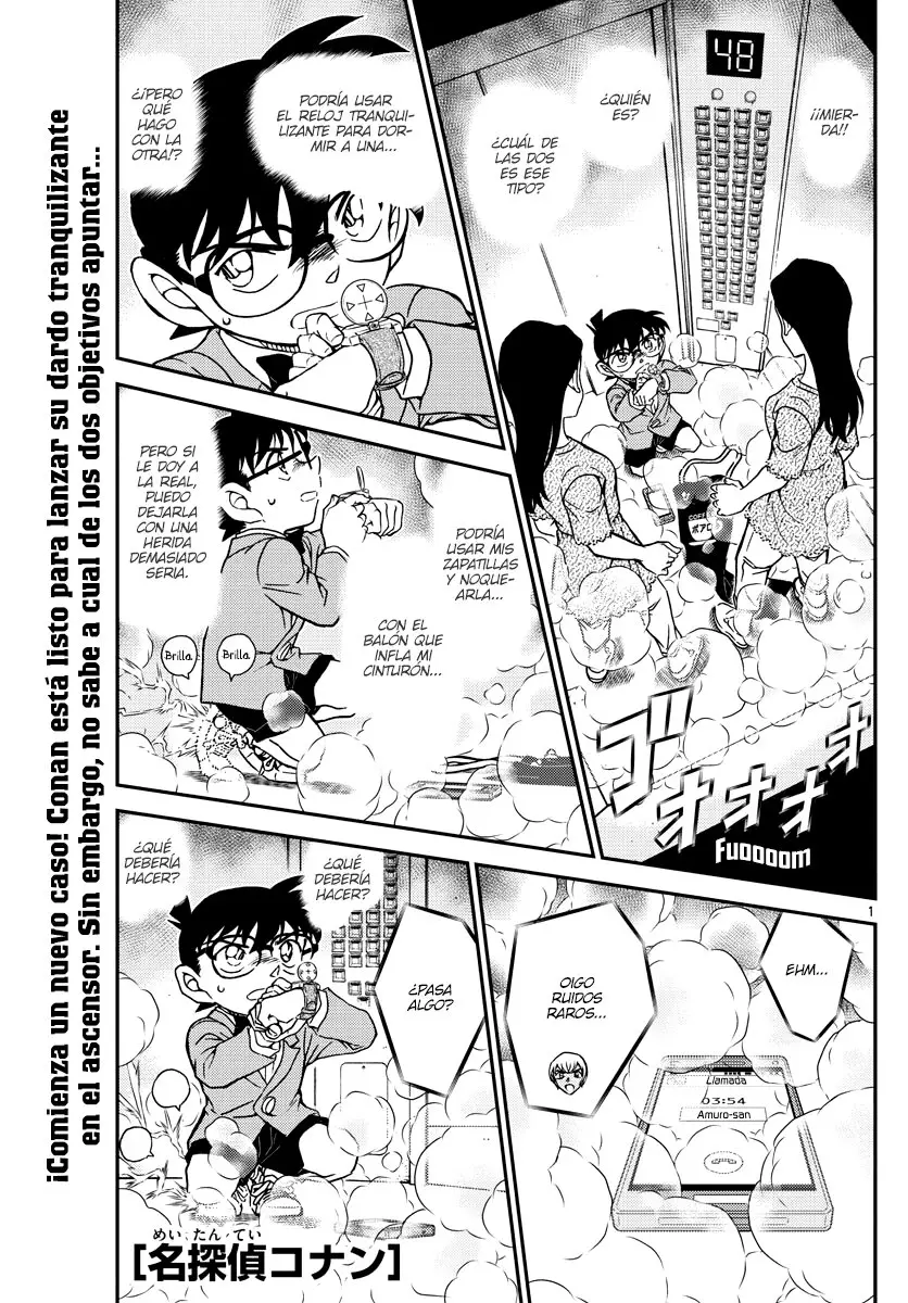 Detective Conan capítulo 1100, página 1