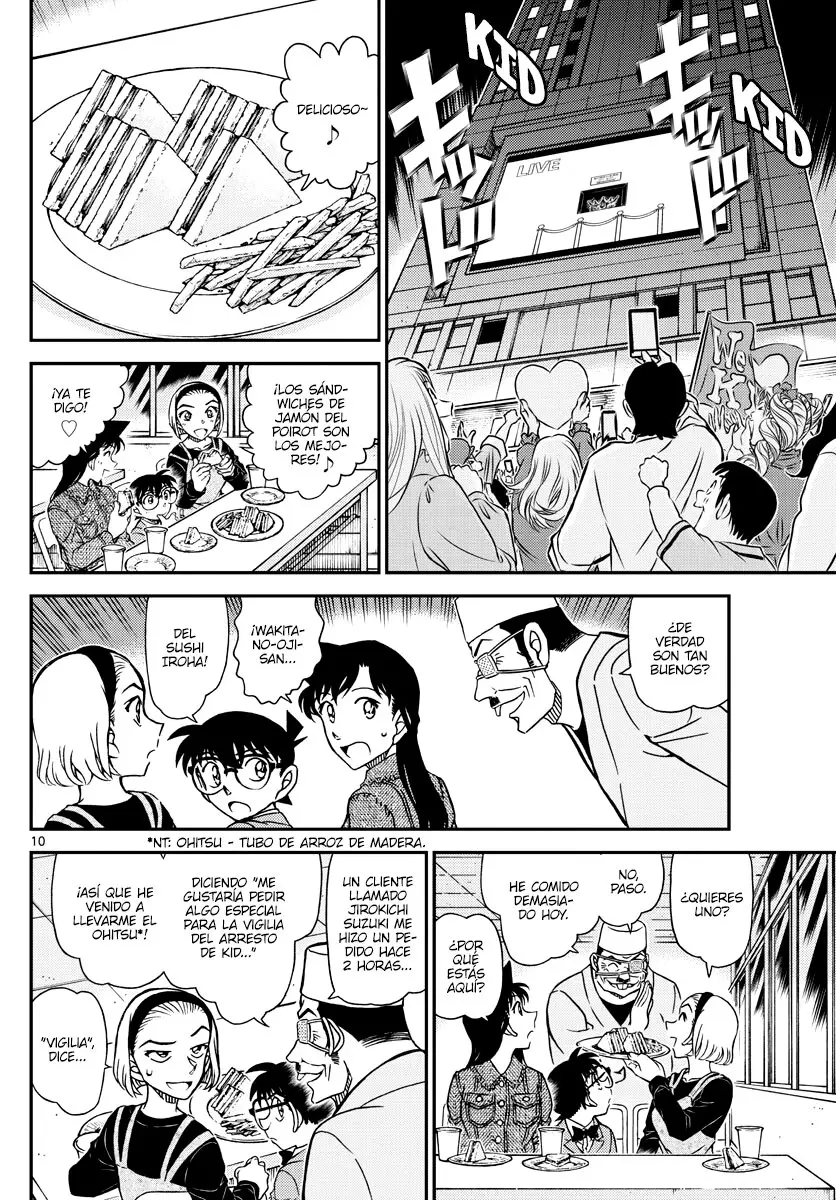 Detective Conan capítulo 1100, página 10