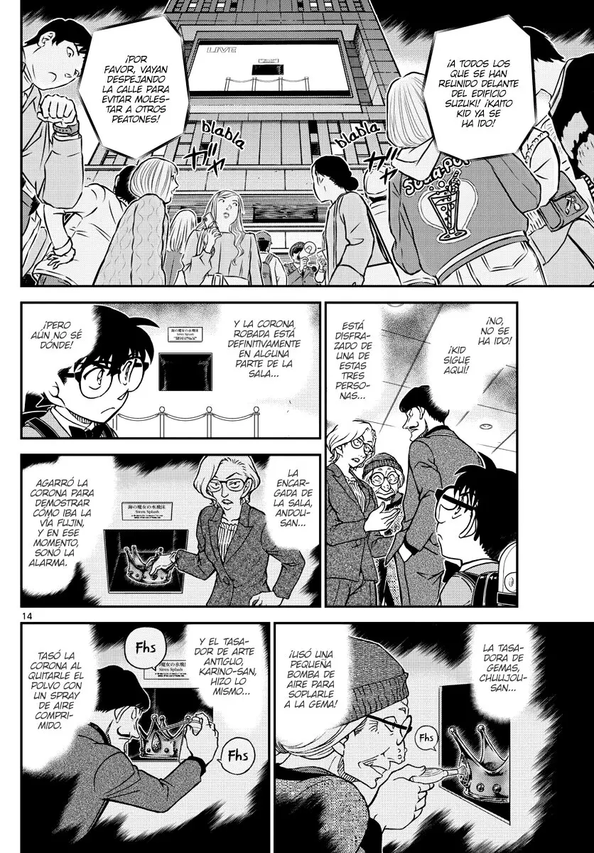 Detective Conan capítulo 1101, página 14