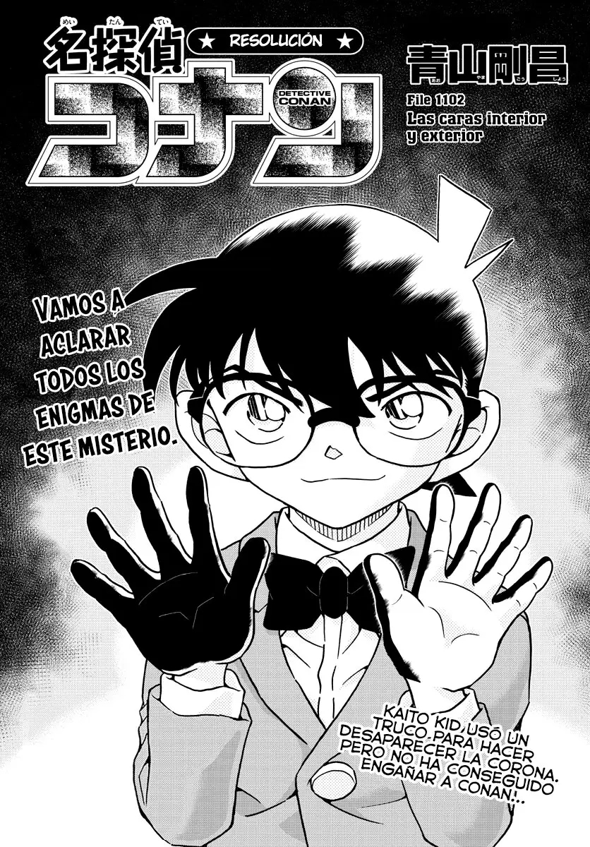 Detective Conan capítulo 1102, página 1